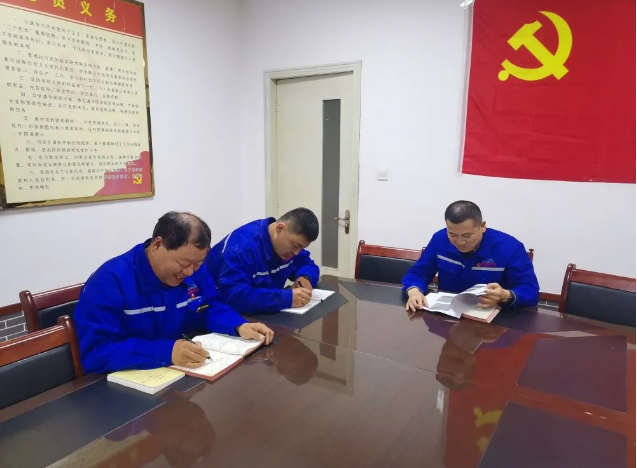 魯中水泥黨支部組織召開(kāi)支委會(huì)、 主題黨日活動(dòng)0