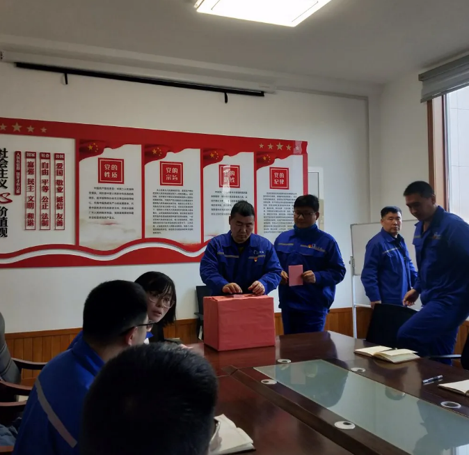 集團黨委光電支部、在外人才支部完成委員選舉工作37