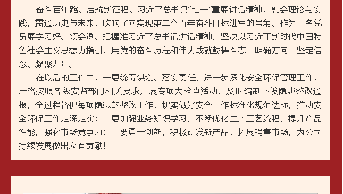 學習習近平總書記在慶祝中國共產(chǎn)黨成立100周年大會重要講話精神心得體會（七）14
