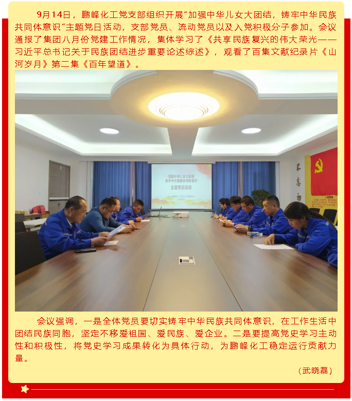 牢記初心使命 爭(zhēng)取更大光榮 ——集團(tuán)黨委各支部開展主題黨日活動(dòng)72