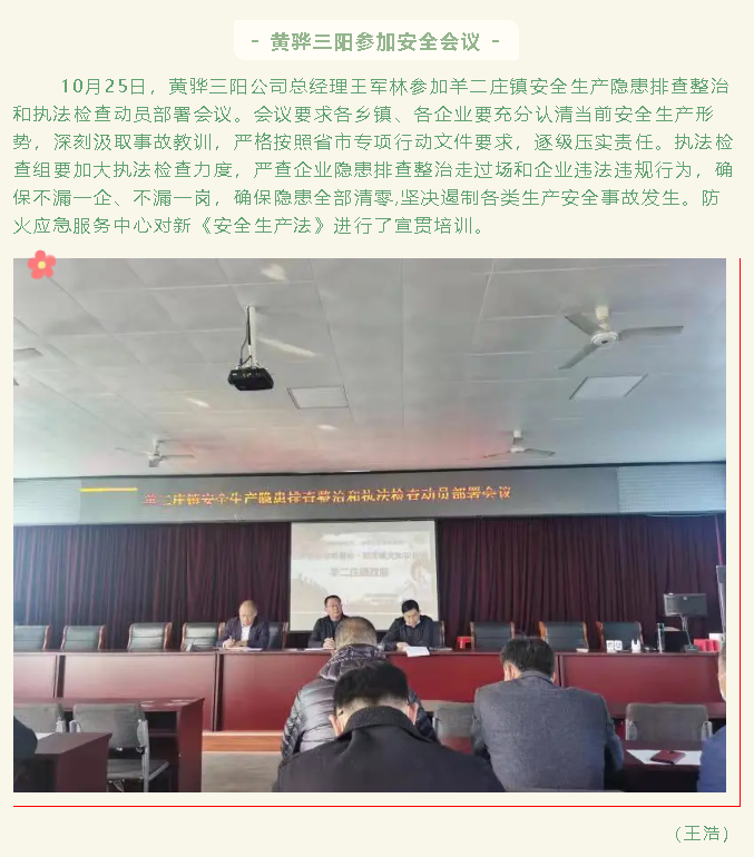 黃驊三陽參加安全會(huì)議83